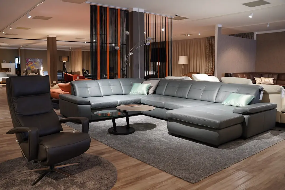 Contact Senja Furniture — modern furniture showroom interior